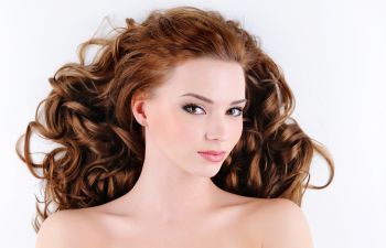 red headed woman with beautiful hair