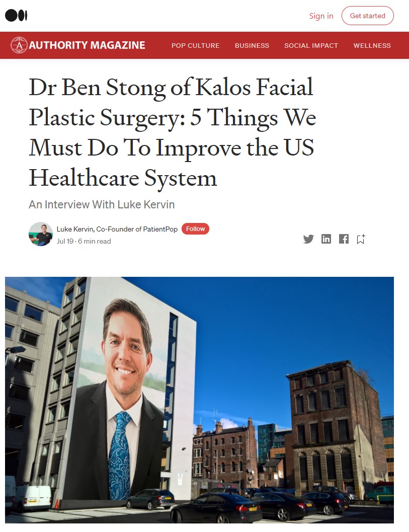 Screenshot of an article